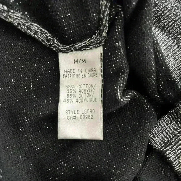 Brand new vintage sparkly  grey/black sweater. - Picture 5 of 7